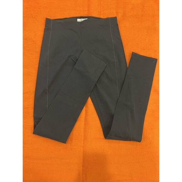 Helmut Lang Black Reflex Leggings with Stitching Size S NWT $275 - Picture 4 of 6